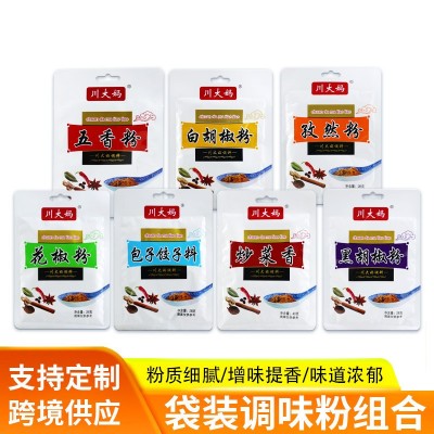 定制调料大全饭店常用炒菜煲汤炖肉袋装调味料家用香辛调味 料组合