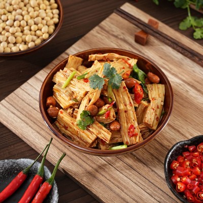 菽美220g头层腐竹干货 多种吃法 绿色食品认真 配料干净 厂家直销图4