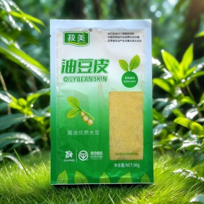 菽美 头层豆腐皮 油豆皮 薄如蝉翼 腐竹皮薄腐皮响铃卷肉卷炸腐皮