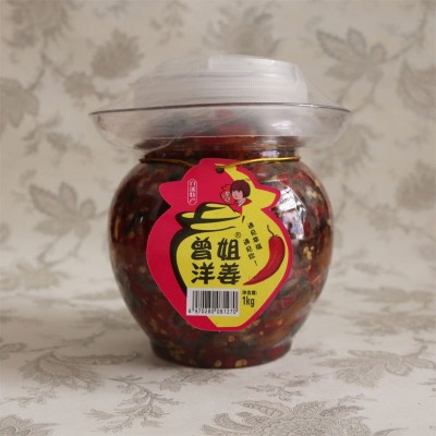 腌洋姜酱菜酸辣爽脆下饭菜湖南新化特产剁辣椒菊芋菊姜鬼子姜450g图5