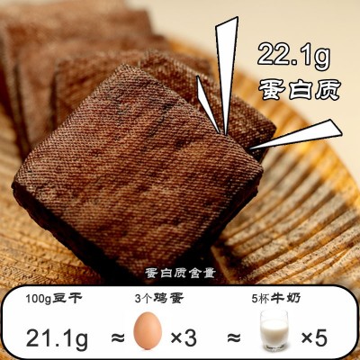 妙口丫工厂直发老味儿豆干500g散装低糖高蛋白整箱特产零食批发图3