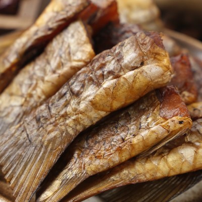 湖南烟熏草鱼尾 腊草鱼尾 柴火烟熏味腊鱼尾适合酒店超市特产店图3