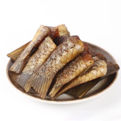 湖南烟熏草鱼尾 腊草鱼尾 柴火烟熏味腊鱼尾适合酒店超市特产店图5