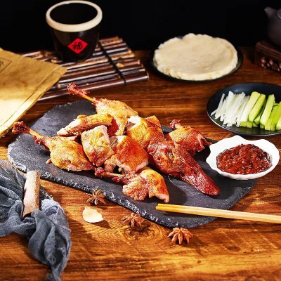 烤鸭整鸭熟食鸭肉食品烤鸭烧鸭零食赠酱肉类零食全鸭烤鸭代发批发图4