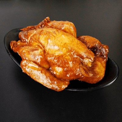 【厂家直销】正宗德州五香扒鸡散养鸡黄色铁盒600g×2只 烧鸡特产图2