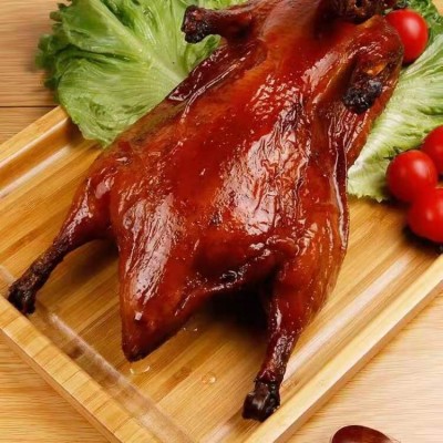 整只北京风味烤鸭广味烧鹅大只真空包装开袋即食肉类熟食厂家直销图2