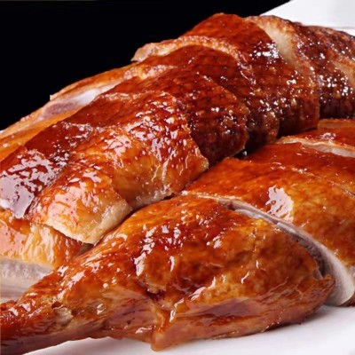 正宗广味烧鹅北京风味烤鸭手撕酱板鸭真空包装卤味熟食厂家批发图2