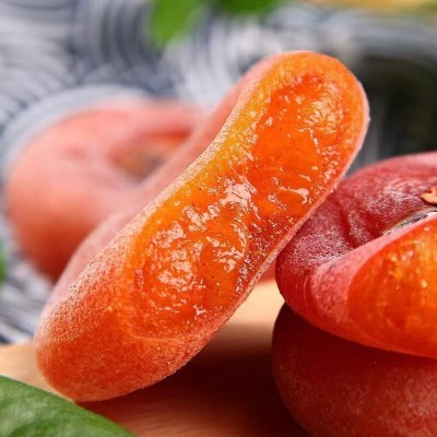 代发广西农家柿子手工天然霜降晾晒流心整箱商超糖心柿饼零售批发图4