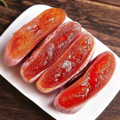 代发广西农家柿子手工天然霜降晾晒流心整箱商超糖心柿饼零售批发图2
