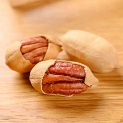 代发碧根果奶油味手剥500g 批发新货长寿果休闲零食大颗粒碧根果图3