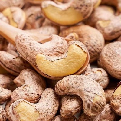 炭烧腰果仁【代发】紫衣带皮腰果大果批发500g 坚果零食腰果仁图4