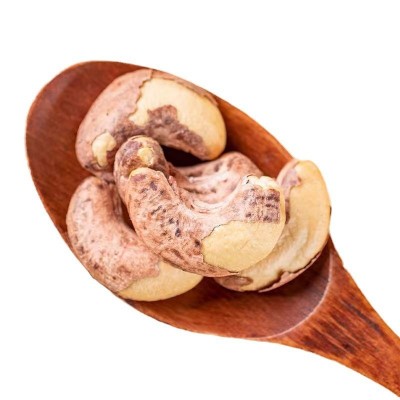 炭烧腰果仁【代发】紫衣带皮腰果大果批发500g 坚果零食腰果仁图5