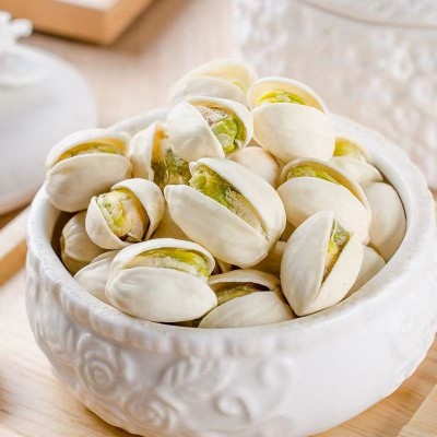 开心果原色原味批发500g 散装坚果年货开口手剥零食大颗粒开心果图2