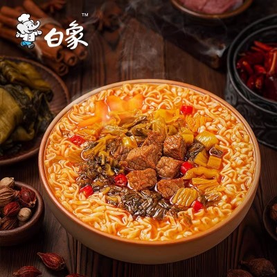 白象精炖方便面泡面整箱批发大骨面袋装红烧牛肉面官方旗舰店官网图2