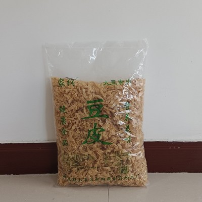 干豆皮油豆皮丝豆制品干货腐竹皮凉拌火锅半成品山东特产大豆素肉