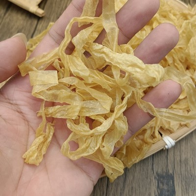 干豆皮油豆皮丝豆制品干货腐竹皮凉拌火锅半成品山东特产大豆素肉图3