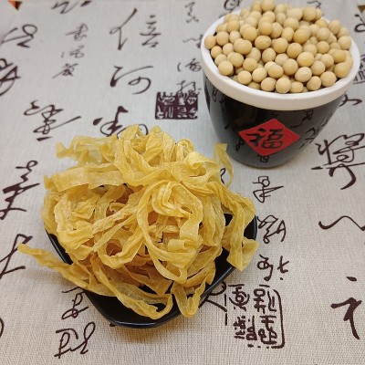 干豆皮无盐粒油豆皮豆腐皮干货商用凉拌菜干豆丝豆油皮大豆