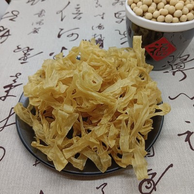 豆皮豆丝干货腐竹皮无盐粒干豆皮素肉特产豆腐皮人造肉商用油皮图4