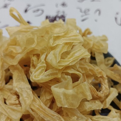 豆皮豆丝干货腐竹皮无盐粒干豆皮素肉特产豆腐皮人造肉商用油皮图2