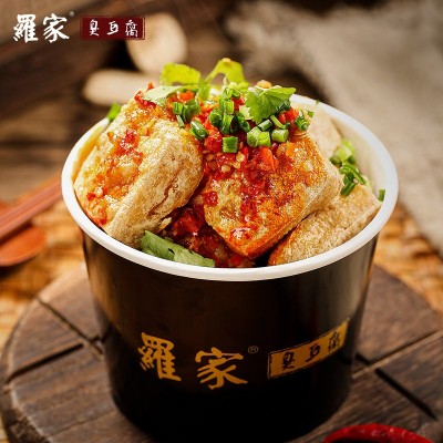 罗家长沙臭豆腐 生胚批发地摊货源夜市小吃商用500片 臭豆腐干子图4