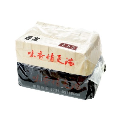 罗家长沙臭豆腐生胚批发商用摆摊1000片夜市小吃麻辣小吃豆腐干子图5