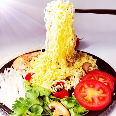 非油炸方便面蔬菜面火锅麻辣烫面早餐速食耐煮面样品包邮图3