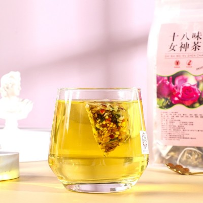 十八味女神茶 桂圆红枣枸杞组合花茶三角包批发 工厂代发定 制图4