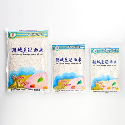 【整箱】穗城皇冠西米100g*60袋 芋圆水果捞椰浆小西米露烘焙原料图5