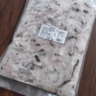 免浆小片黑鱼片少刺袋装商用快餐食堂半成品批发2.5kg饭店酸菜鱼图2