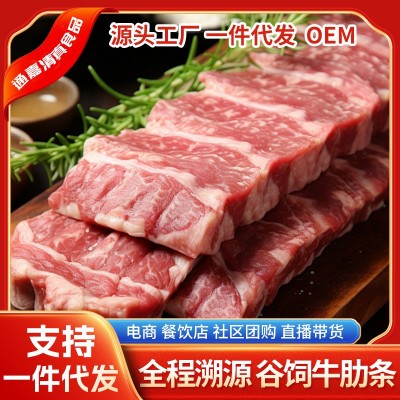 牛排骨 新鲜牛排骨黄牛牛肋排牛小排现杀生牛肉厂家供应