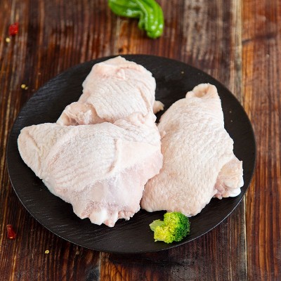 厂家直发带骨上腿肉单冻新鲜带皮鸡腿肉毛毛肉烧烤油炸商用出口