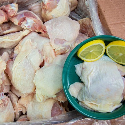 厂家直发带骨上腿肉单冻新鲜带皮鸡腿肉毛毛肉烧烤油炸商用出口图5