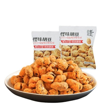 百年吴府记重庆怪味胡豆蚕豆兰花豆散装称重500g酥脆独立包装麻辣图4