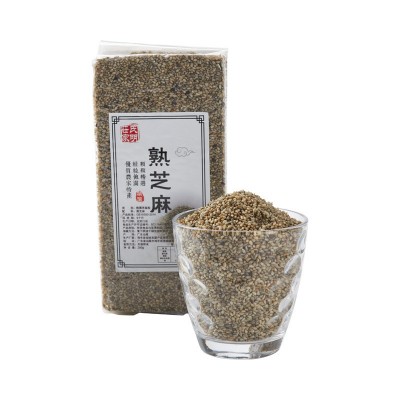 现炒脱皮熟黑芝麻 熟芝麻即食 农家自产 脱皮黑芝麻五谷杂粮图5
