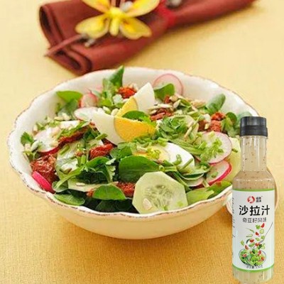 奇亚籽沙拉汁家用蔬菜沙拉大拌菜调味酱汁批发焙煎奇亚籽沙拉汁图2
