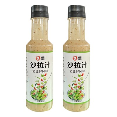奇亚籽沙拉汁家用蔬菜沙拉大拌菜调味酱汁批发焙煎奇亚籽沙拉汁图5