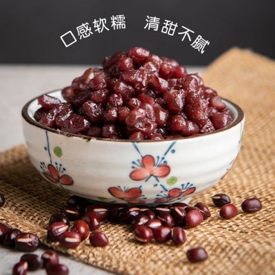 厂家批发500克开袋即食奶茶店专用 红小豆 糖蜜红豆 糖纳豆红豆图4
