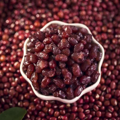 厂家批发开袋即食 奶茶店专用红豆蜜豆 糖纳红小豆熟馅料豆沙粽子图2