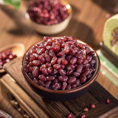 厂家批发开袋即食 奶茶店专用红豆蜜豆 糖纳红小豆熟馅料豆沙粽子图3