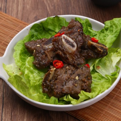 茶楼腌制黑椒牛仔骨牛肉冷冻牛排骨黑椒牛排肉半成品酒店专用5斤图4