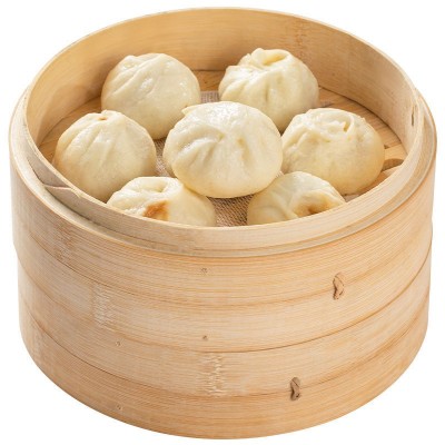 虬兴嵊州风味小笼包速冻手工面点鲜肉包商用早餐半成品老面包子图5
