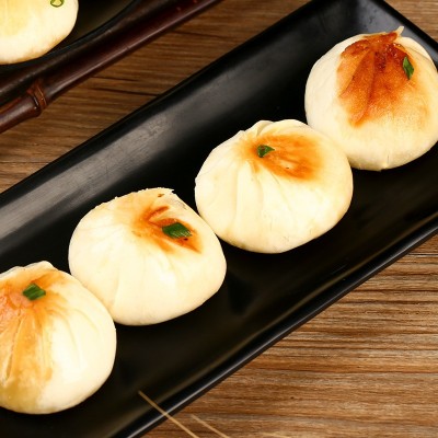 生煎包蒸煎包鲜肉包半成品速冻早餐方便懒人速食包子网红拇指煎包图4