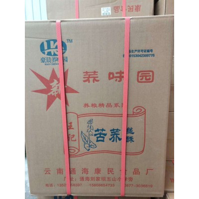 苦荞片丝半成品散装干货18斤 苦荞酥片荞麦丝苦荞条锅巴云南特产图5