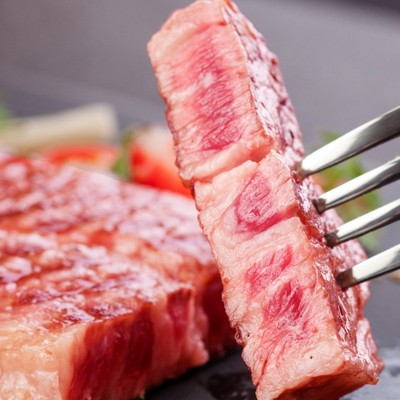 谷饲雪花牛排安格斯原切未腌健身牛肉未腌制进口现货冷冻商用批发图4