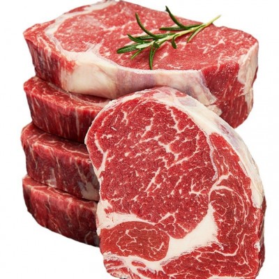 草饲安格斯雪花眼肉西冷牛排原切整块牛排未腌制薄切厚切战斧牛排图5