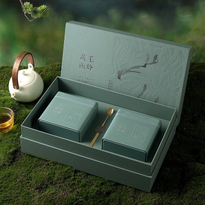 黄山毛峰新茶特级春茶明前绿茶土种毛峰茗茶茶叶伴手礼茗茶礼盒图2