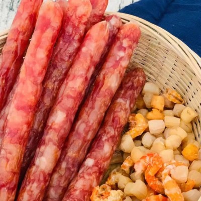 北海海味海鲜腊肠海鲜干货瑶柱虾米海猪肉腊肠批发零售图2