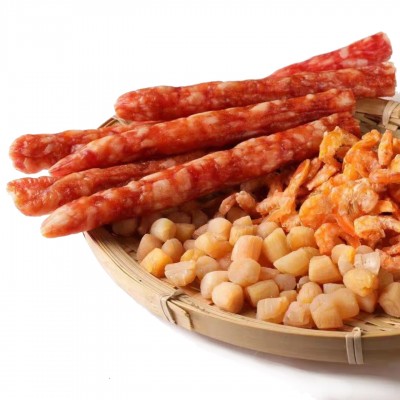北海海味海鲜腊肠海鲜干货瑶柱虾米海猪肉腊肠批发零售图5