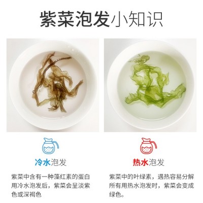 海洋魅力200g有机头水紫菜 霞浦紫菜 袋装大包装厂家直销图2