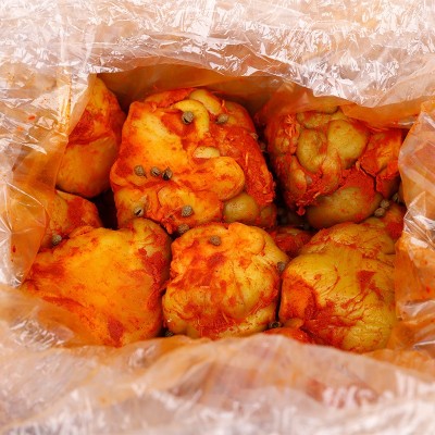 凉拌菜食材商用莹妈妈7.5kg风干全形五香榨菜下饭菜榨菜批发图2